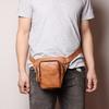 Echte Leder Herren Tasche, Mattes Leder Damen Bauchtasche, Rindsleder Herren Brusttasche, Große Kapazität Schräg über den Körper Handytasche
