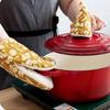 Mikrowellen Ofenhandschuhe Verbrühschutzhandschuhe Ofenhandschuh Topflappen Isolieruntersetzer Backen Küchenwerkzeug