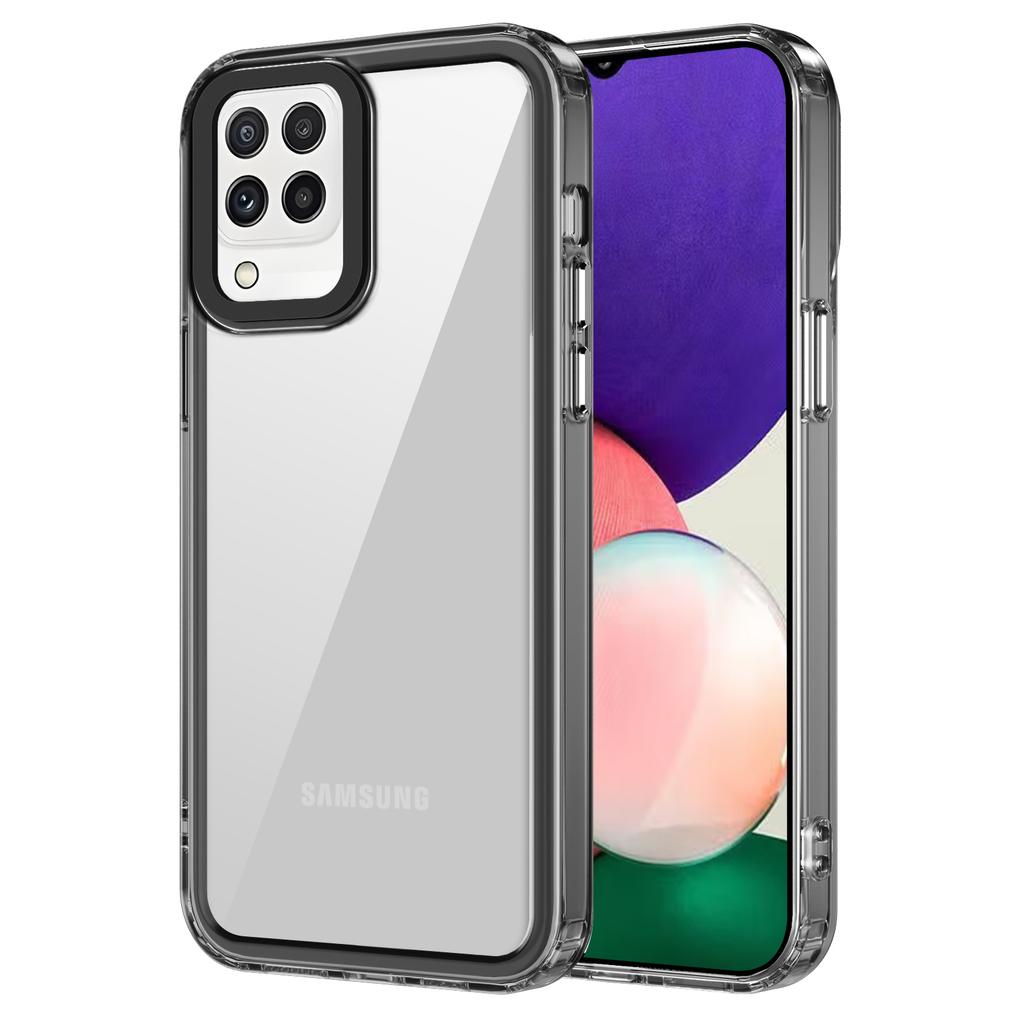 For Samsung Galaxy A22 4G (EU Version)/M22/M32 (Global Version) 4G Case Protective PC+TPU Clear Phone Cover