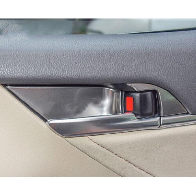 For Toyota Camry Silver 2018-2023 Inner Door Bowl Cup Triangle Cover Titanium