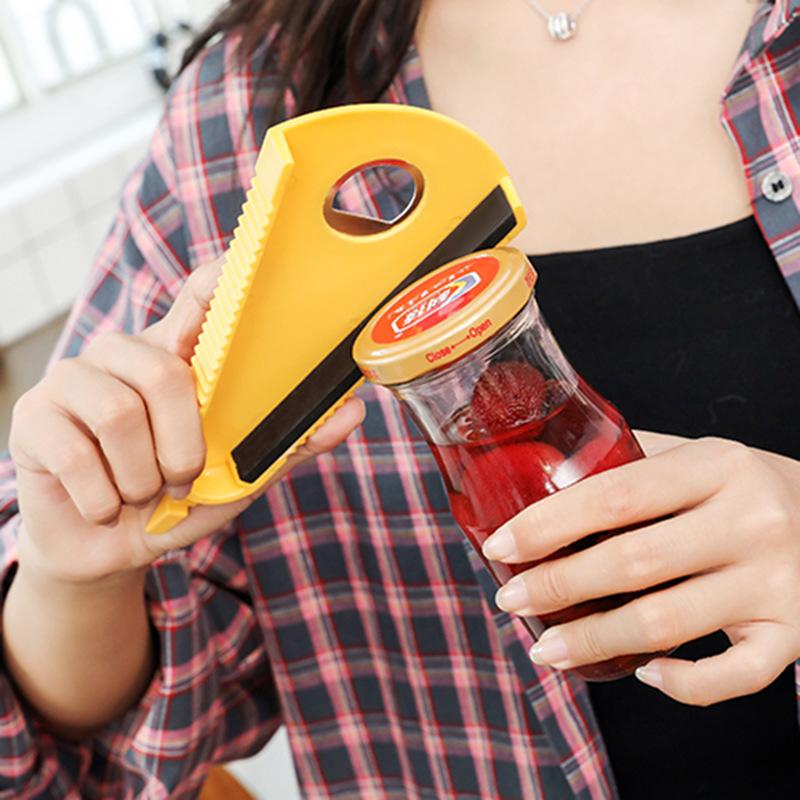 A Multi-functional Cap OpenerAnti-slip and Labor-saving Cap Opener Can Screw Cap Opener A Small Kitchen Tool