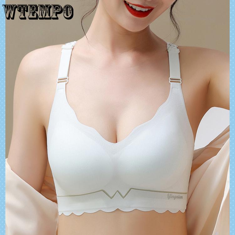 

Non Marking Bra Female Butterfly Beautiful Back Hollow Bra Gathering Anti Sagging Thin Underwire Top Support Bra M чорний