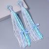 2Pcs Lace Braided Braided Keychain Colorful Design Bow Pendant Keyring  For Phone Accessory