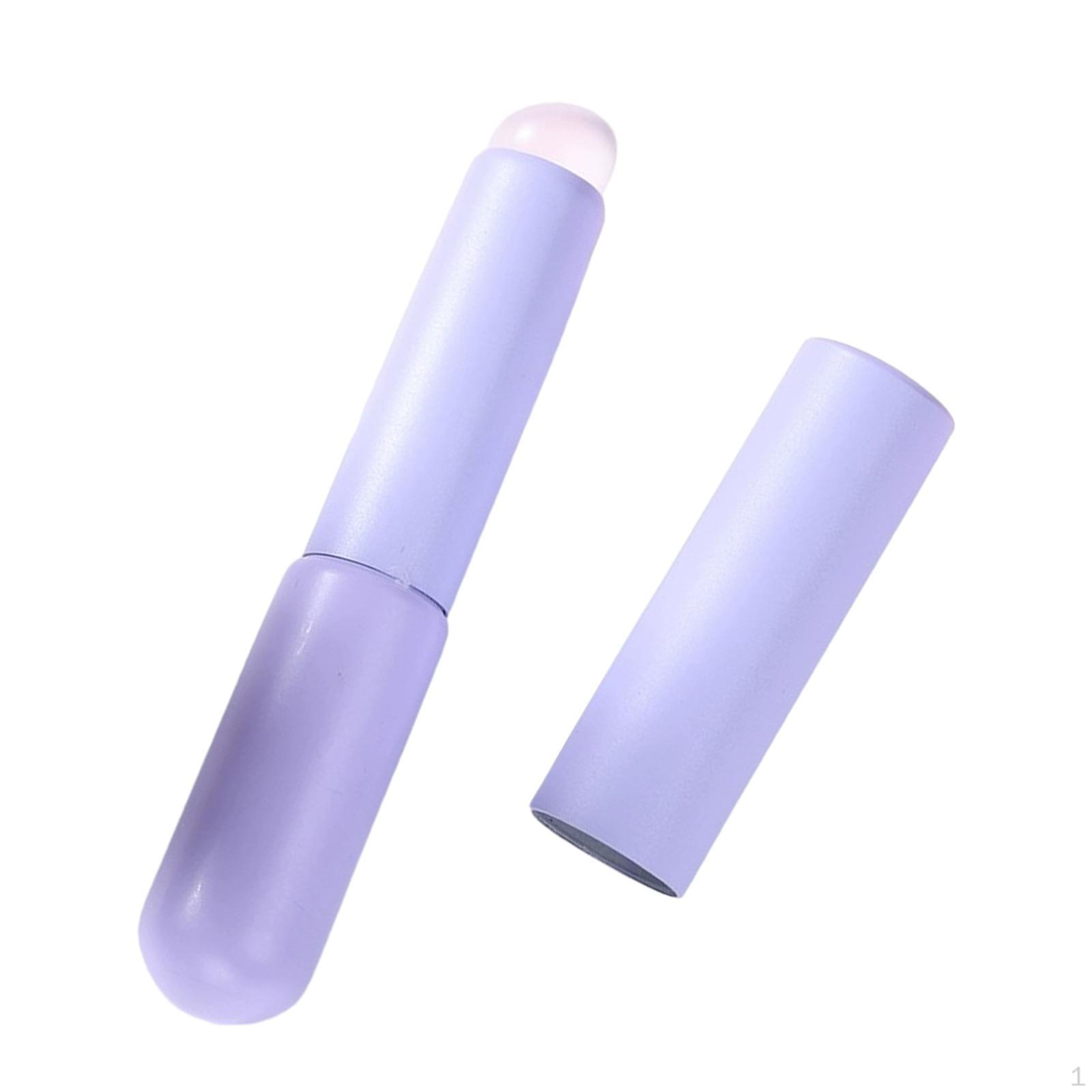 

-Кисть для губ, круглая головка с защитой для тюбика, кисть для нанесения консилера для дома фиолетовый