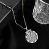 Pendant Necklace Sweater Rotatable Hip Hop Hypoallergenic Gift Fashion Jewelry Men Women Roman Numerals Clock Long Chain for Party