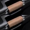 Door Handle Cover Suede Inner Roof Handle Protective Cover Universal Car Accessories Interior Modify for Tesla BMW Benz VW Jeep