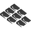 PATIKIL Letter Opener Envelope Slitter, 8 Pcs Mail Slitter with Razor Safe Mail Opener for Envelope Paper Package Open for Home, Office Black