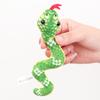 Cute Magnetic Snake Doll Plush Animal Refrigerator Stickers  Zodiac Snake Year Mascot Magnetic Plush Snake Decorative Toys