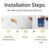6pcs A4 Double Clear Hollow Acrylic Card Slot Announcement Wall Slot Paper Box School Office Promotion Bulletin Board Displaying