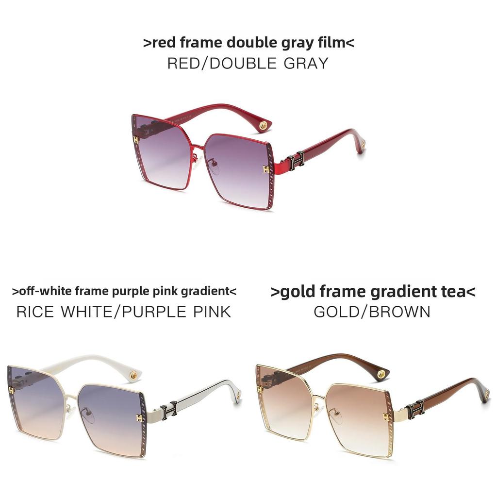 Fashion Uv400 Sunglasses For Women With Yellow Lenses And Red Fullframe For Outdoor And Parties