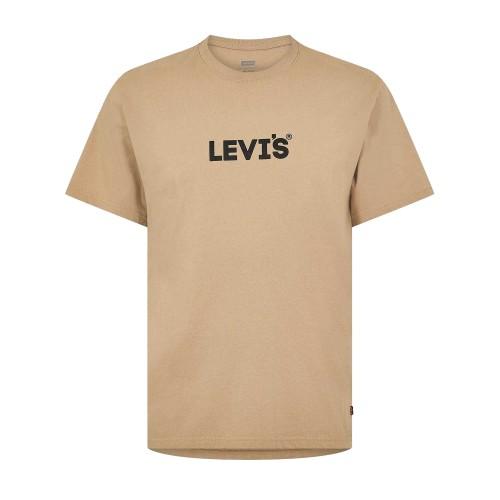 Levis Mens Varsity Circle Lettering Crew Neck T-Shirt