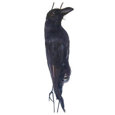 Halloween Decor Simulation Black Crow Animal Model Artificial Crow Black Bird Raven Prop Scary Decoration For Party Supplies