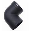 Car Air Heater Heater Ducting Pipe Elbow Outle 42/60/75/90mm Black Plastic Connector Heater Heating Pipe Air Intake Pipe