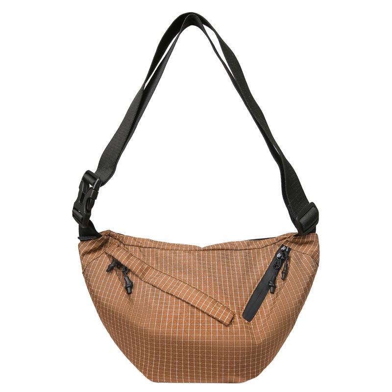 

Сумка через плечо, Сумка для улицы, Повседневная сумка унисекс, Одноплечевая сумка, Легкая дорожная маленькая сумка One Size кофейный