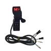 Red Screen Thumb Grip with Reverse Voltage Display for Electric Vehicle Throttle