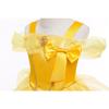 Belle Princess Costume for Girls 7-8 Years Role Play Party Dress Up Fancy Dress Carnival Birthday Gift 130 Cm