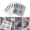 20/10pcs Disposable Sink Floor Drain Sticker Anti-blocking Insect-proof Floor Drain Filter Mesh Hair Stoppers Bathroom Products