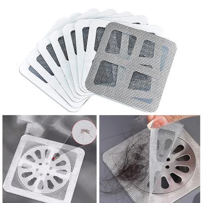 20/10 Stück Einweg Waschbecken Bodenablauf Aufkleber Anti-Blockierend Insektensicher Bodenablauf Filter Netz Haarfänger Badezimmer Produkte
