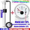 Stainless Steel 100~600mm Fuel Float Sensor+52mm Fuel Level Gauge 0-190ohm Oil Tank Meter with Alarm for Car Yacht 12V24V Custom