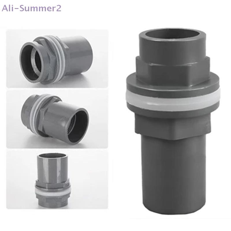 {Summer2} 2pcs PVC Connectors 20/25/32mm for Fish Tank Drainage and Garden Pipe, Aquarium Outlet Connector