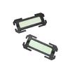 Center Panel Marker Clip for Hiking Bag Carry, 2 Piece Set, 10 X 5 Cm/3.93 X 1.96 In Plastic Frame Piece for Camp Gear, Trail Pack Area