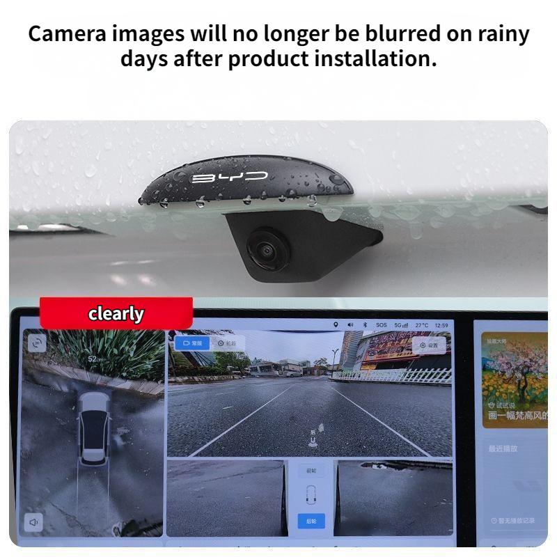 BYD Rear Camera Rain Cover for BYD Dolphin Surf Atto 3 Yuan Plus Seal Dolphin Song GPlus Atto 2 Sealion Shark Seagull ABS