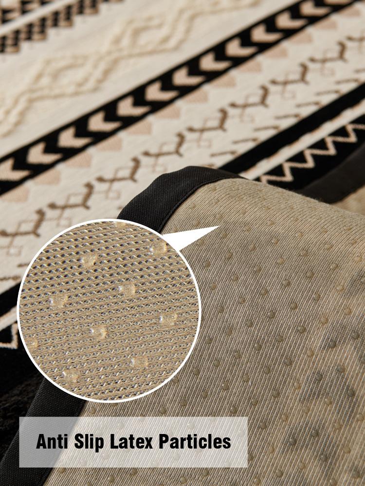 Cómodo cojín de sofá antideslizante, suave, ligero y de lujo, moderno, a prueba de polvo, universal, para el hogar.