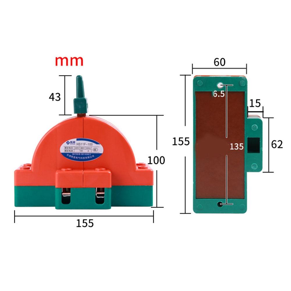 Disconnect Switch 50/60HZ Anti-Shock Plastic Shell