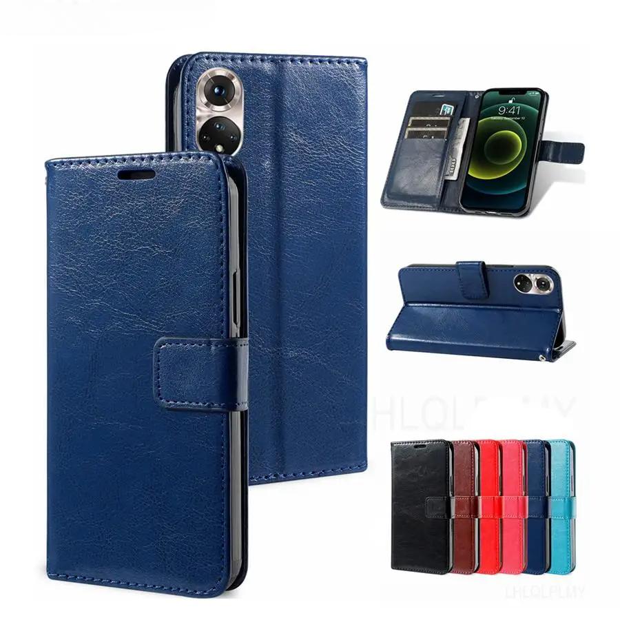 Luxury Leather Flip Case For Huawei Nova 7i 2i 3i 8i 5t 3 8 9 SE Honor 50 Lite 10X 7S 30I P10 P20 P30 Pro View 20 Wallet Cover