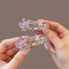Rhinestone Bow Crystal Flower Hair Clip