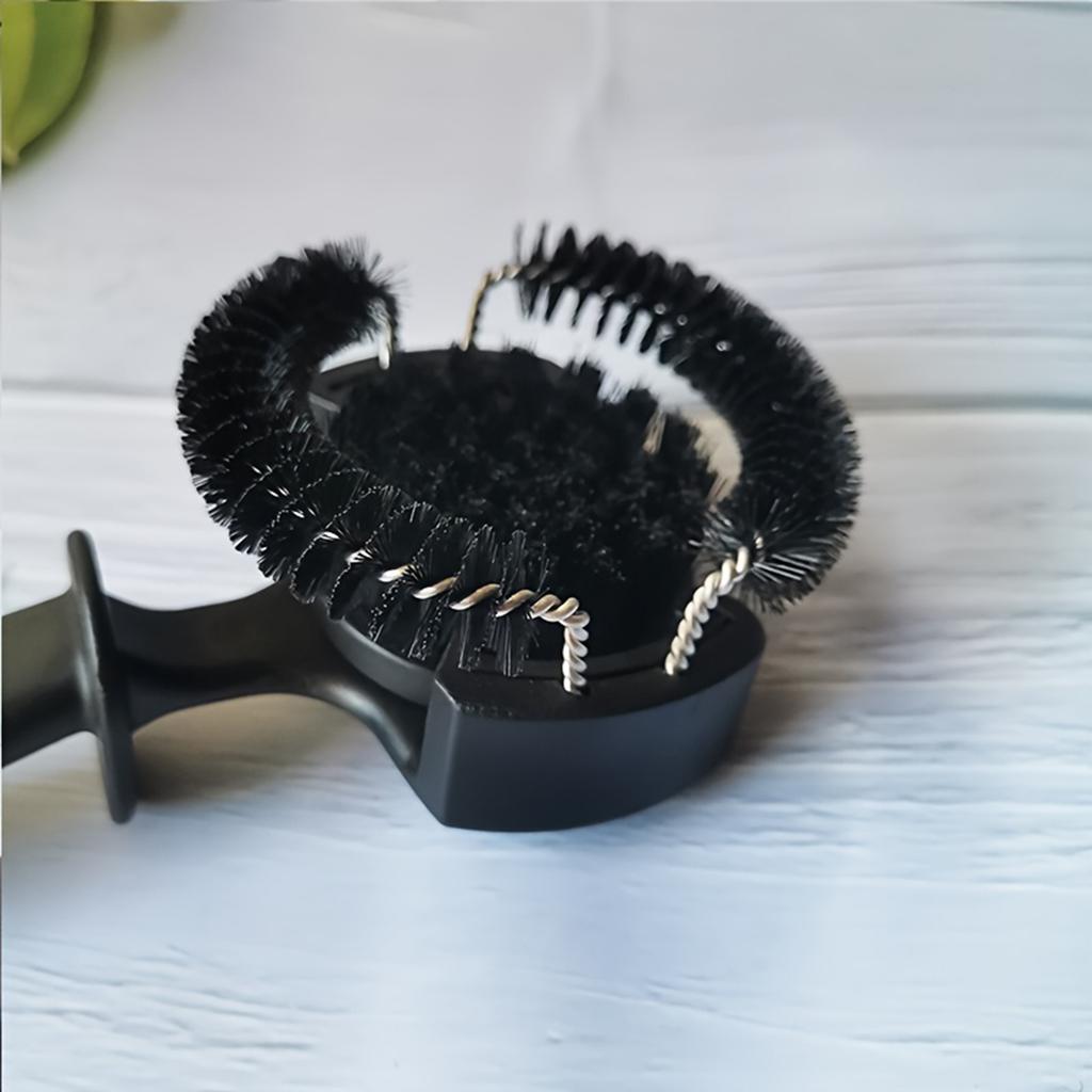 Espresso Machine Cleaning Brush for Portafilter Group Head with Durable Handle and Multi-Angle Bristles for Thorough Coffee Residue Removal