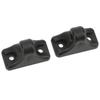 2PCS Sun Visor Mount Bracket Clip 94473143900 Black Compact Structure Scratch Resistant Fit for 924 944 968