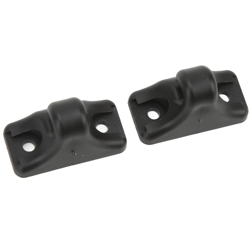 2PCS Sun Visor Mount Bracket Clip 94473143900 Black Compact Structure Scratch Resistant Fit for 924 944 968