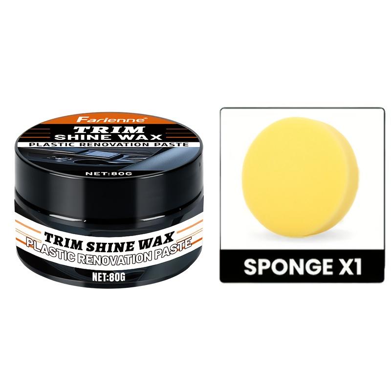 

Воск для ухода за пластиком для автомобилей и мотоциклов, Восстанавливает выцветание и окисление, Отбеливающее средство для пластиковых изделий, Незаменимый инструмент для обслуживания