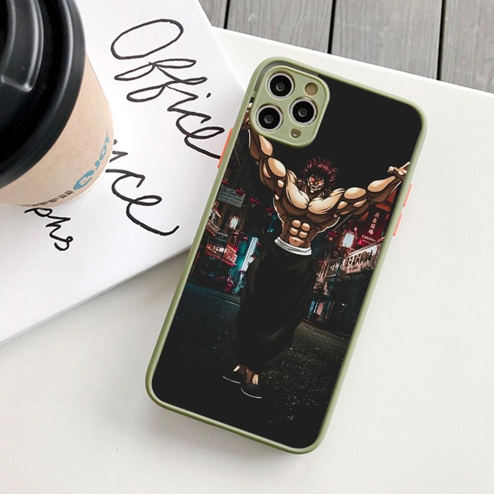 Anime B-Baki Phone Case For IPhone 14 11 12 13 Mini Pro Max 8 7 Plus X XR XS MAX Translucent Matte Cover