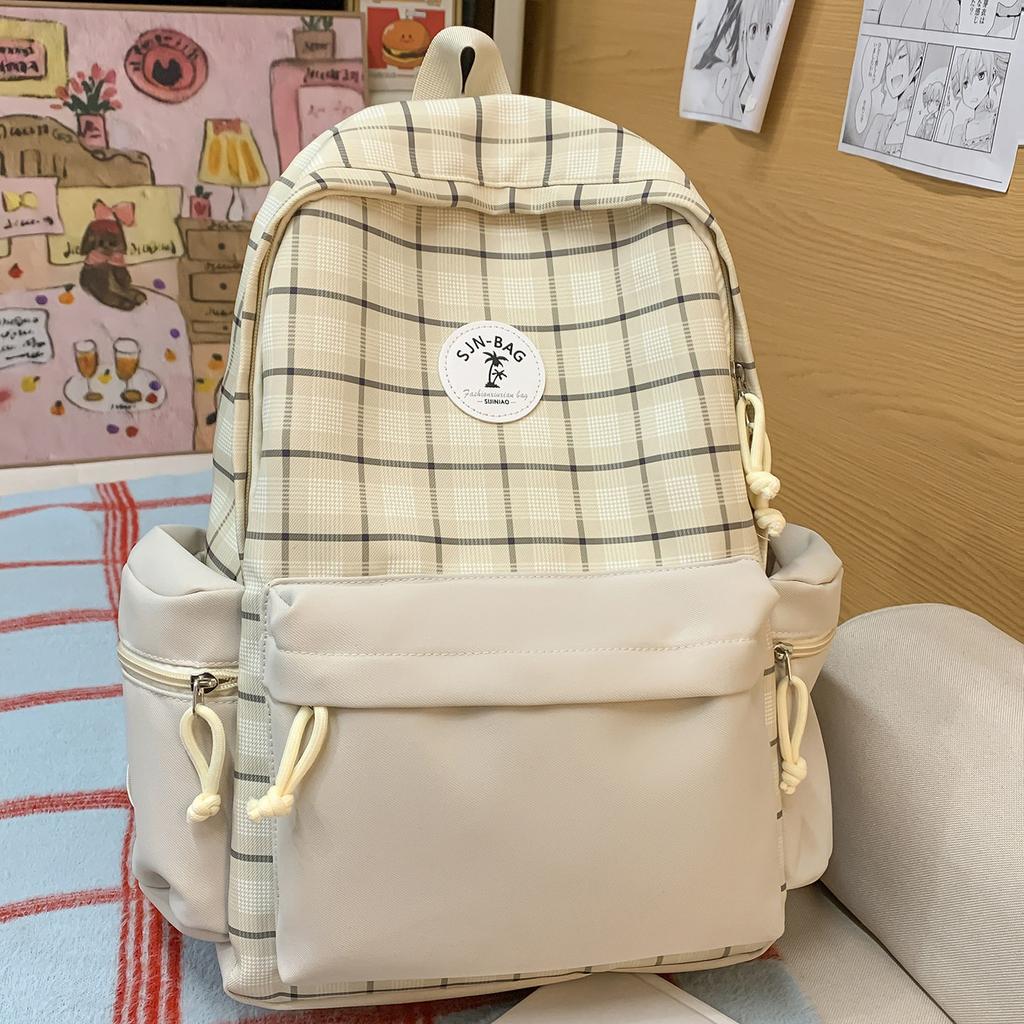 Schoolbag female Japanese new high-value college style fresh and sweet backpack junior high school students lightweight backpack