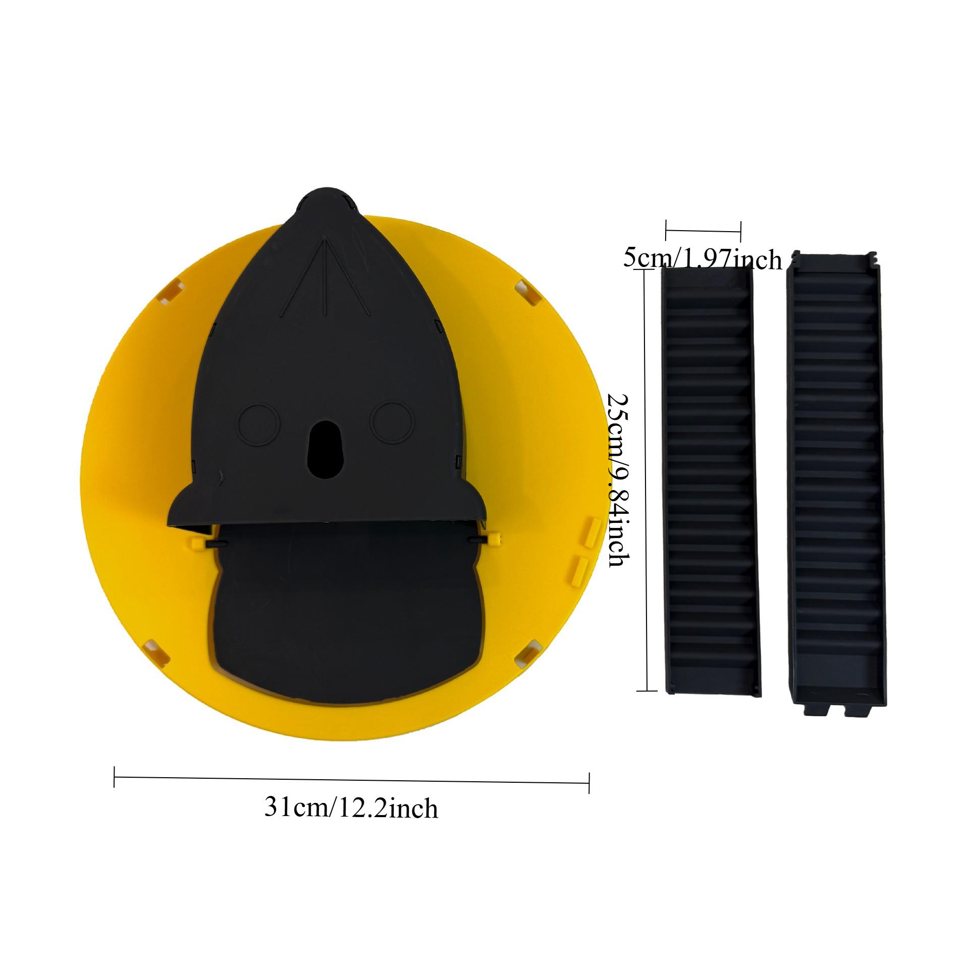 Mouse Catcher New Automatic Continuous Flip Trap Bucket Household Rodent Control Device Mouse Clamp Pest Repellent Tool жёлтый