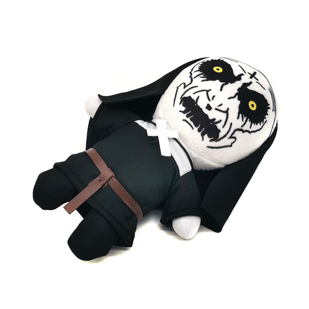 23cm The Nun Valak Plush Toy Moive Role Doll Halloween Stuffed Doll Horror Nun Soft Toys for Boys Girls Birthday Christmas Gifts