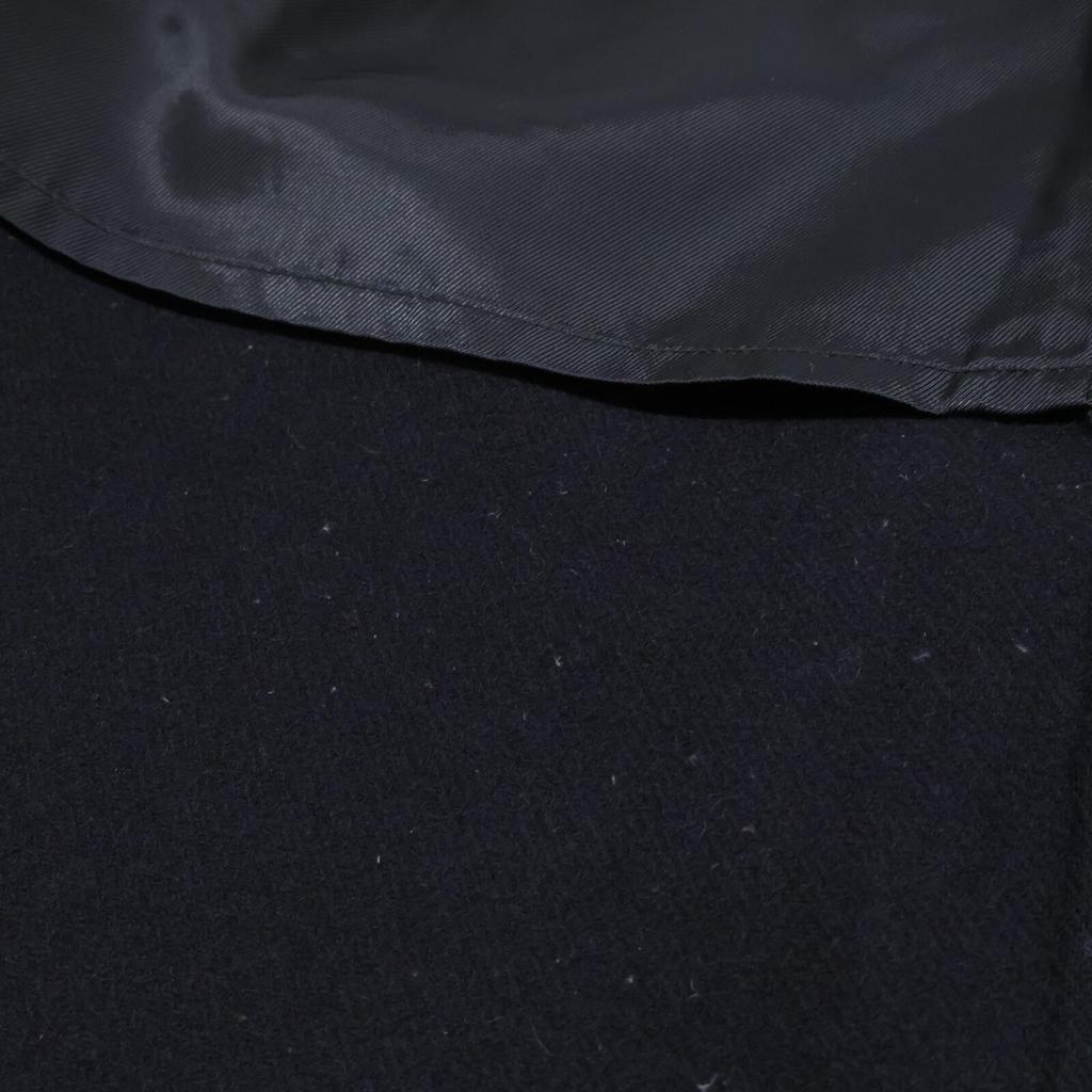 stunning lure 16A114-008 Wool belted river coat O blackUsed