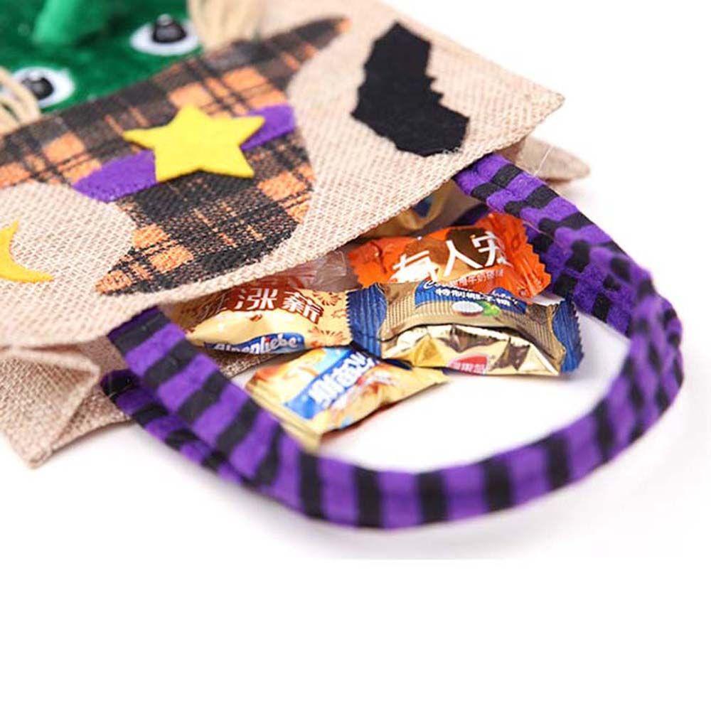 Kids Ornament With Handle Trick Or Treat Gift Pouch Halloween Decoration Candy Bag Tote Bag
