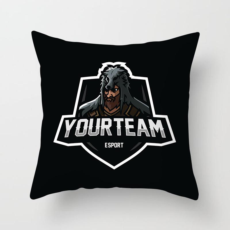 Nordic Black Letter Pillow Cushion Cover Living Room Sofa Car Pillow Cover Home Furnishings