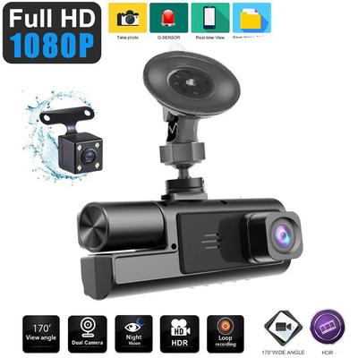 2-Inch Driving Recorder WIFI Double Recording Three Recording 1080P Front and Car Infrared Night Vision Recorder
