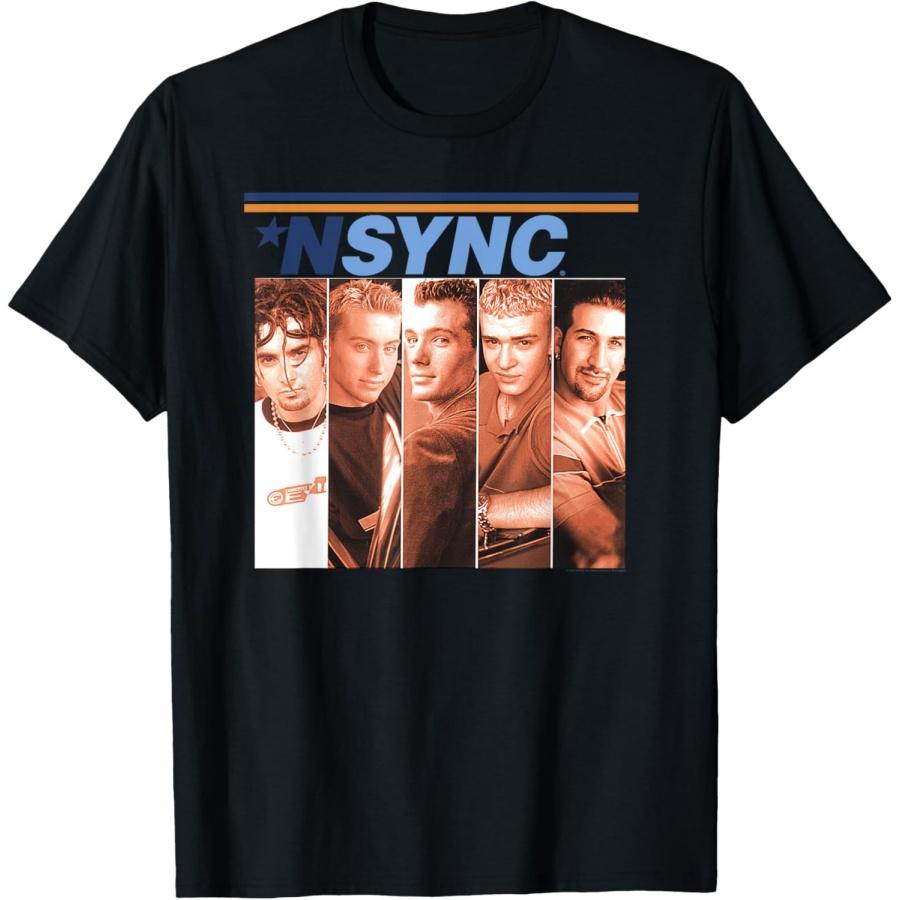 NSYNC Official NSYNC Debut Album Cover T-Shirt S чёрный