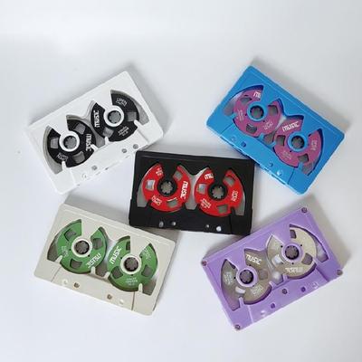 45Minute Open Spool Retro Cassettes Tape Double Side Efficiency ABS Construction Clear Acoustics for Music Enthusiasts