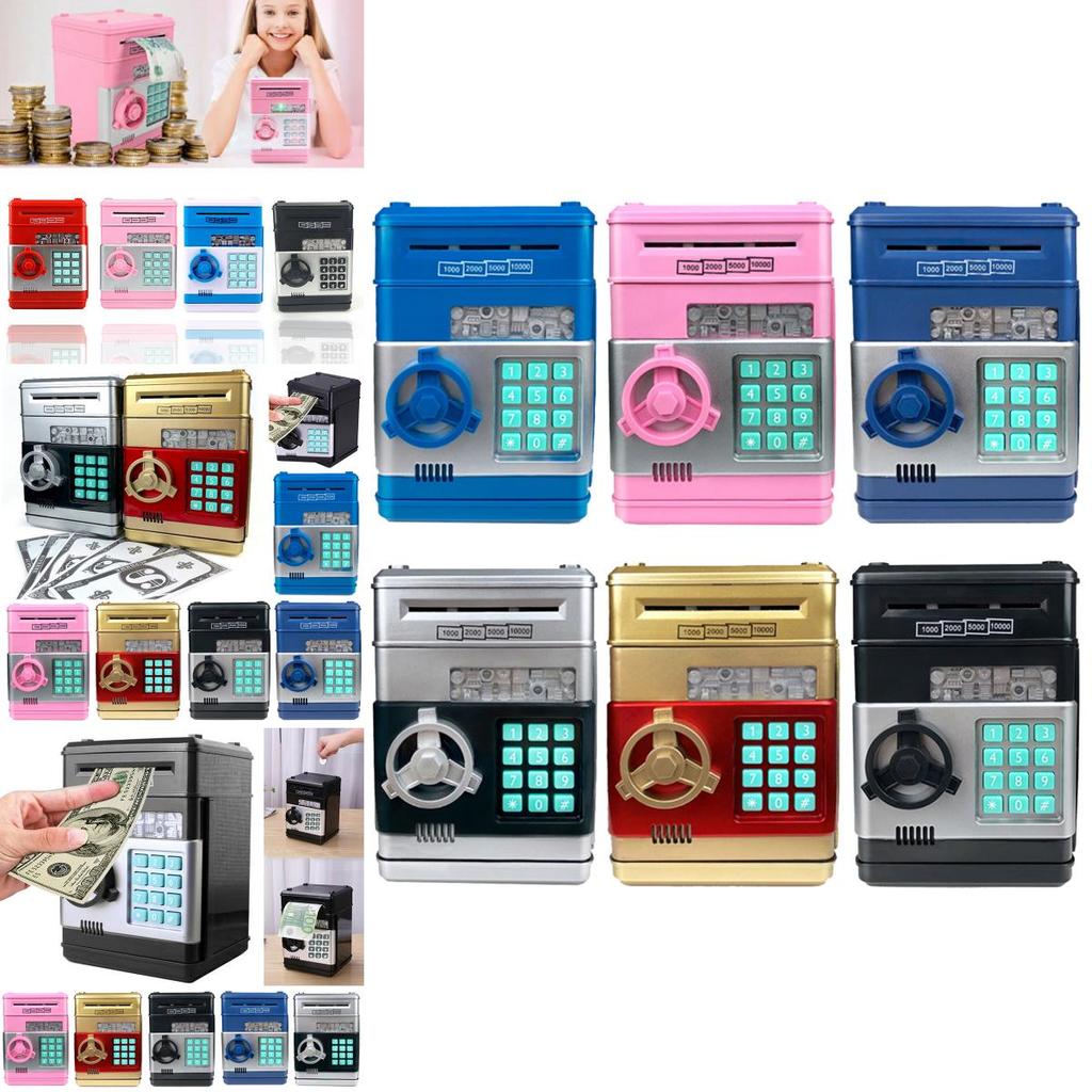 And Secure Automatic Atm Piggy Bank With Password And Sound For Kids**