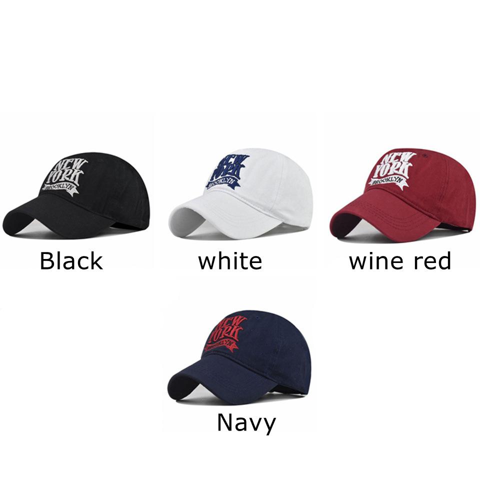 NEW YORK do old cotton washed baseball hat 3D letter three-dimensional embroidery cap