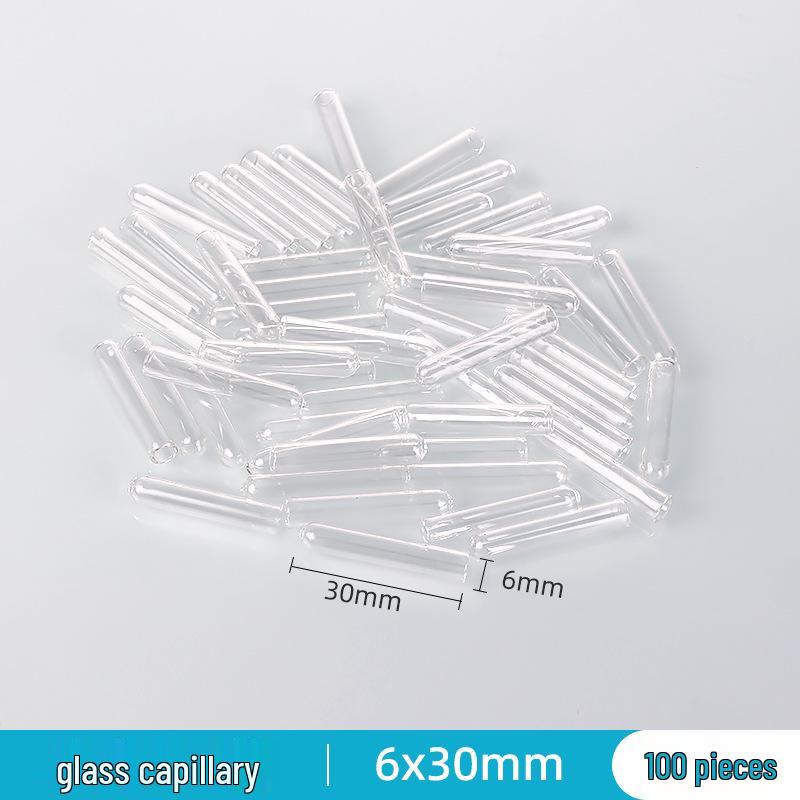 High-Temperature Resistant Glass Test Tube, Round Bottom, Flat Mouth, Customizable Diameters: 12-30mm.