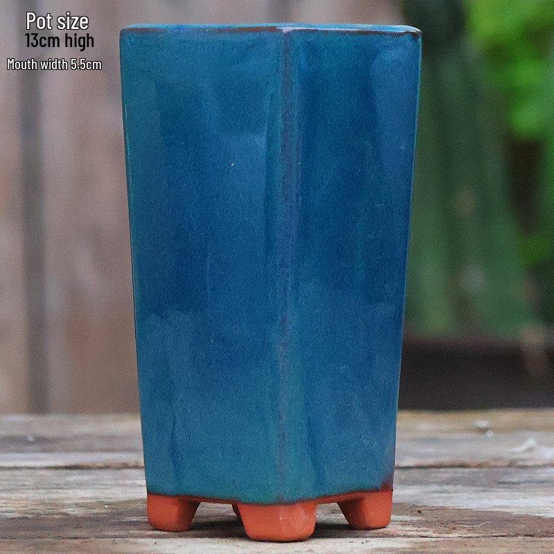 Large Handmade Coarse Pottery Ceramic Flower Pot for Outdoor Courtyard and Home, Ideal for Bougainvillea and Large Succulents