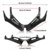 CBR Front Fairing, Front Windscreen Panel, Fairing Winglet Wind Fin Spoiler Trim Cover for Honda CBR 250RR 2017 2018 2019 2020 2021 2022 2023 2024