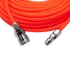 10/15/20M Long Pneumatic Straight Pipe 5x8mm PE Air Compressor Pump Hose With Quick Connector Red Air Pipe Hose Tube Garden Tool